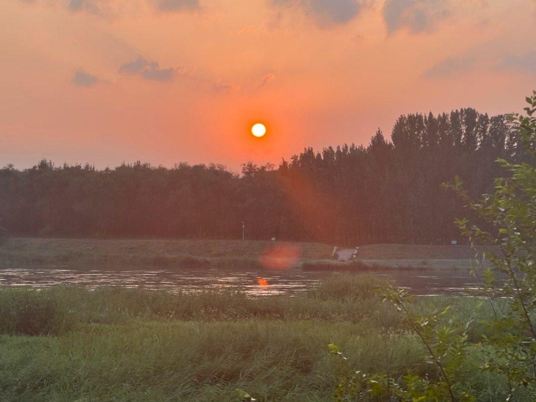 在河边 