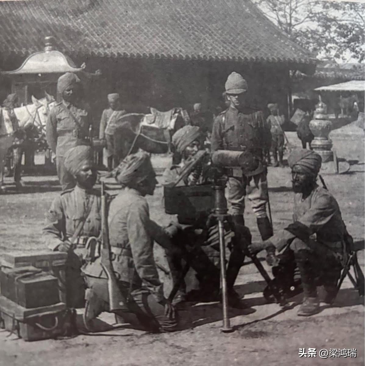 在1900年八国联军侵华战争中，英国军队的核心主力并非英国本土白人，而是英属印度