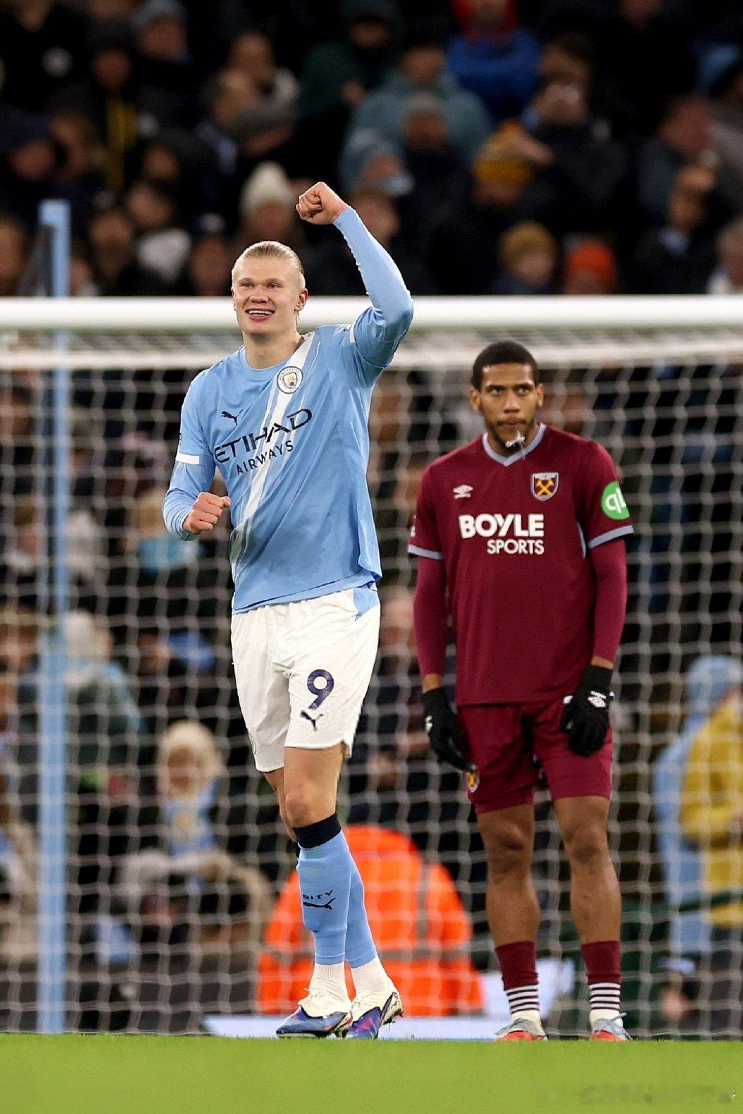 组图：曼城3比0西汉姆联。曼城vs西汉姆联  cr：欧洲足球记录者 