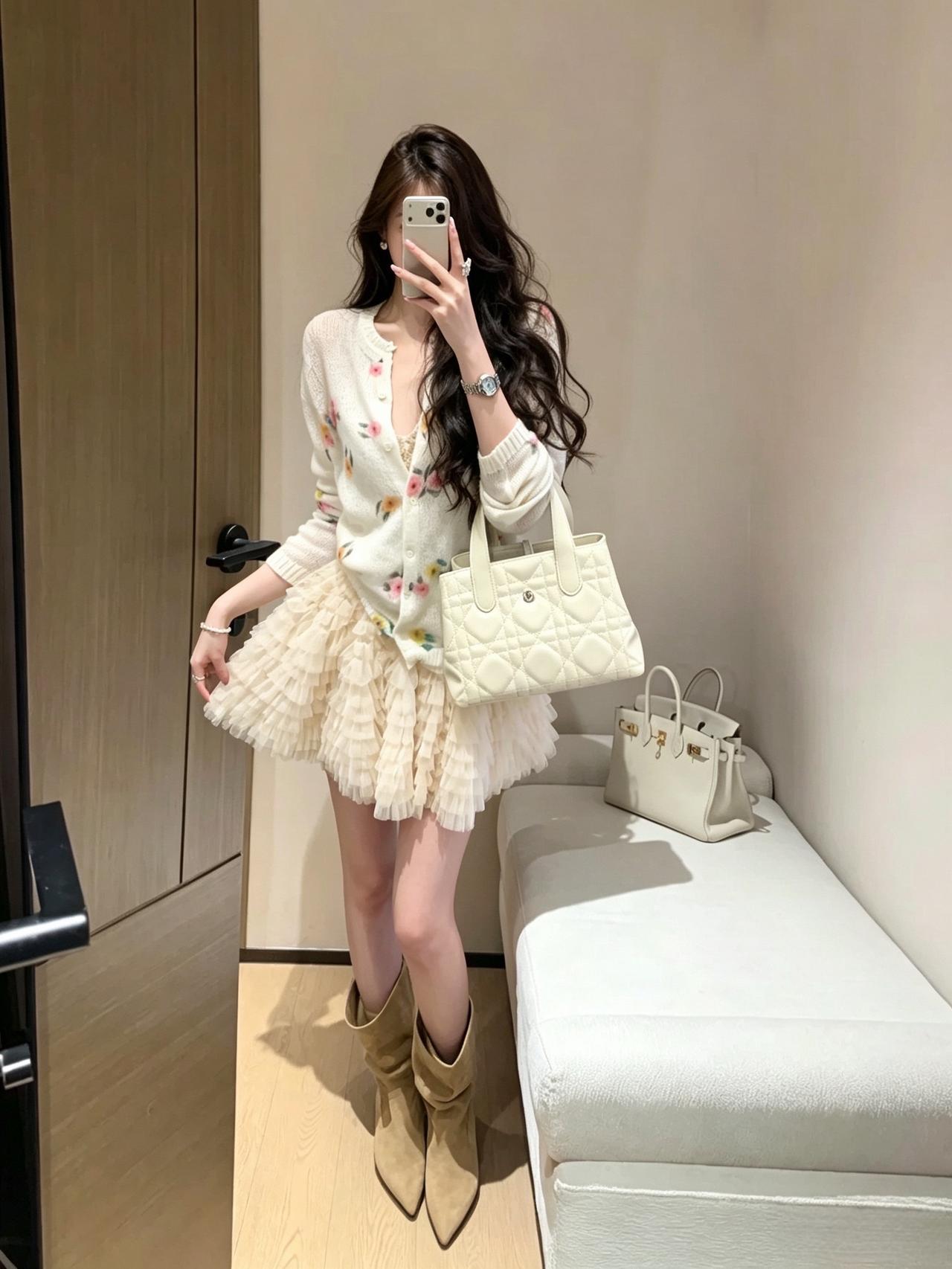 蕾丝蛋糕裙 软妹氛围感拉满 少女心爆棚的穿搭