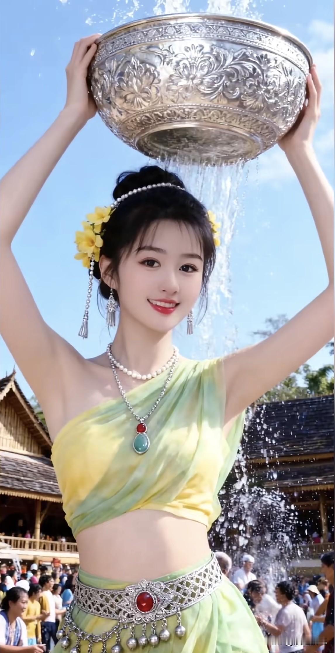 玉盘倾露，花钿映日。粉裳花影照 粉裳映春 玉水似屏 粉裳映春 玉水似屏 粉裳闺阁