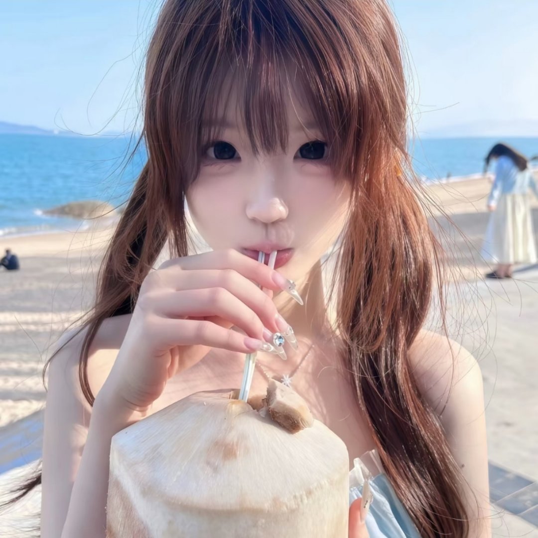 WeChat女头 | 高质ins风女生头像 | 蓝色系氛围感 