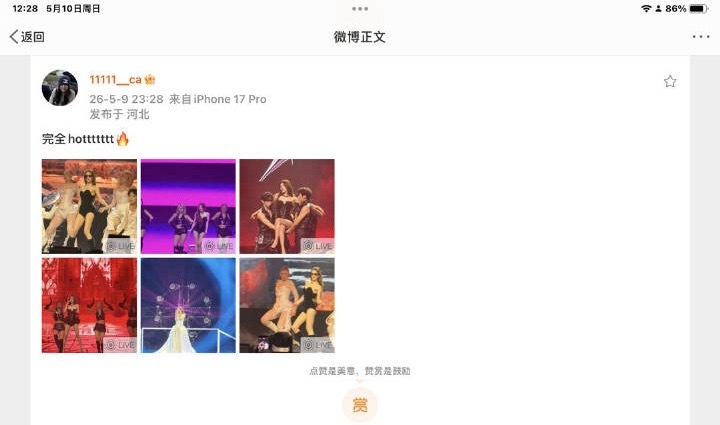 赵露思 去到露思演唱会的博主们（不完全统计）：方圆 ，阿爆，小黄豆 ，叫什么叫 