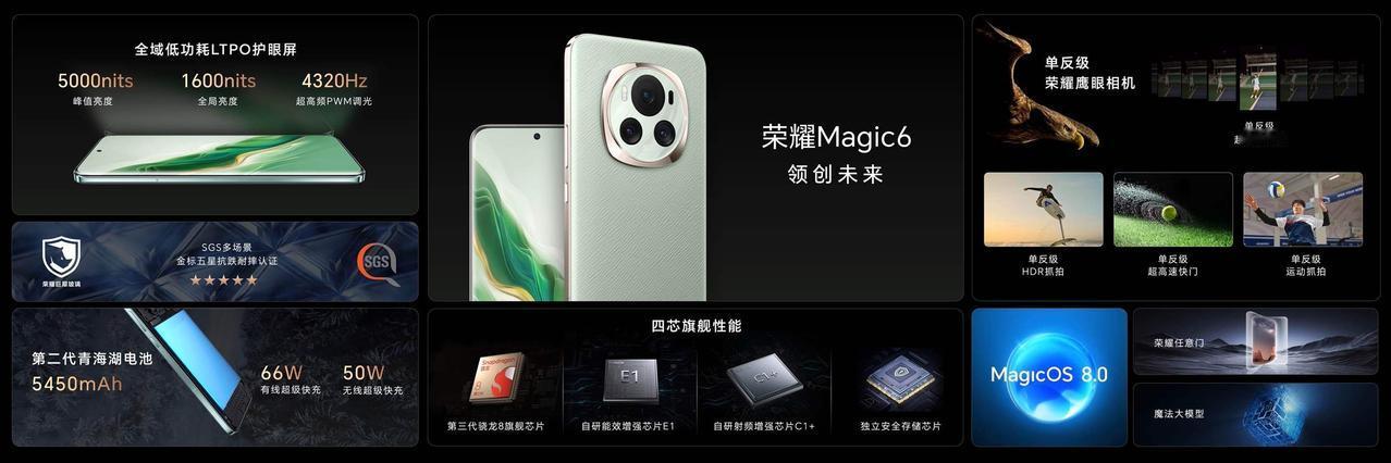 荣耀 Magic 6
12+256，4399
16+256，4699
16+51