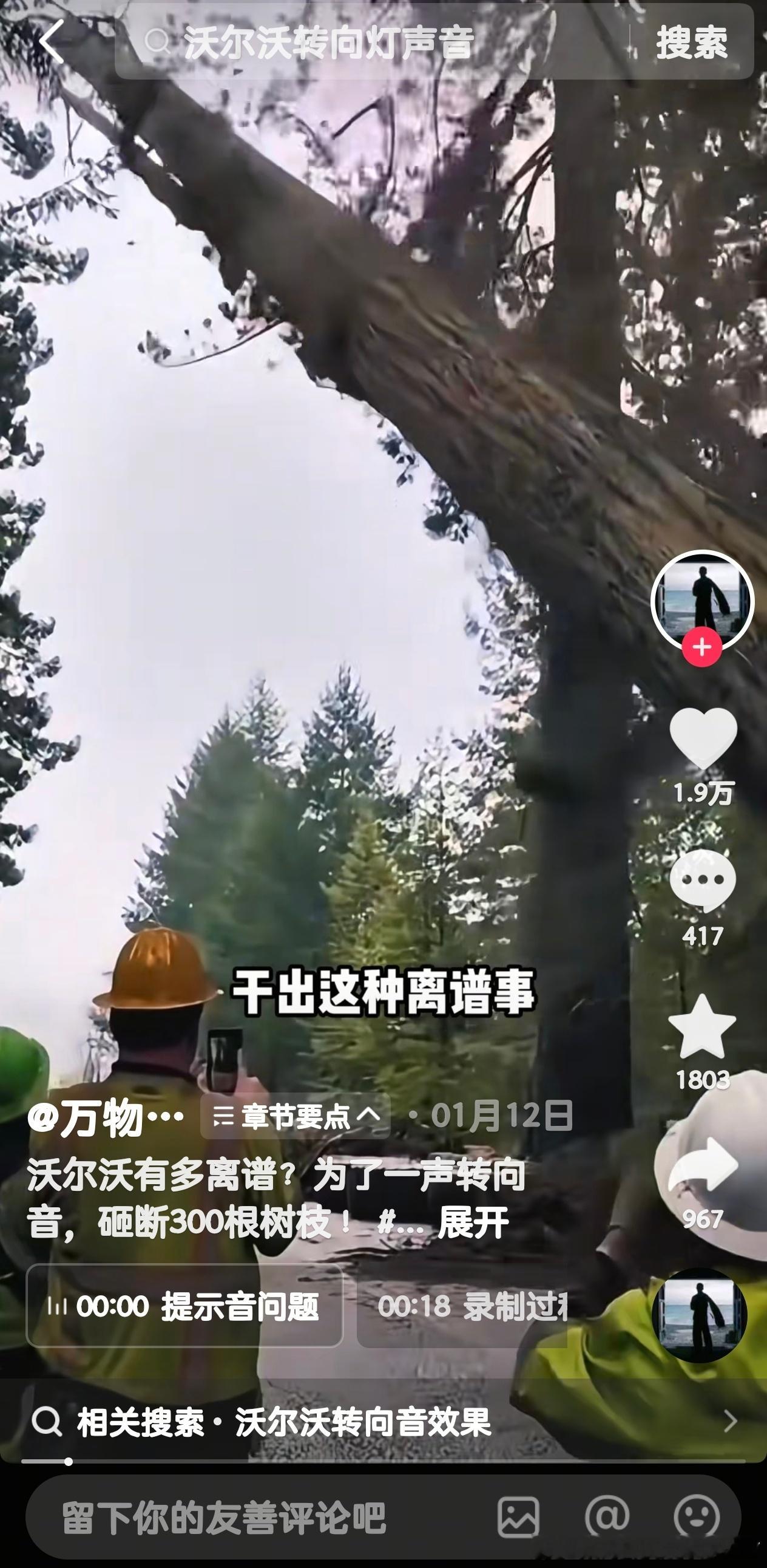 国产车:技术不行，居然还需要去损毁树木沃尔沃:工匠精神，以人为本