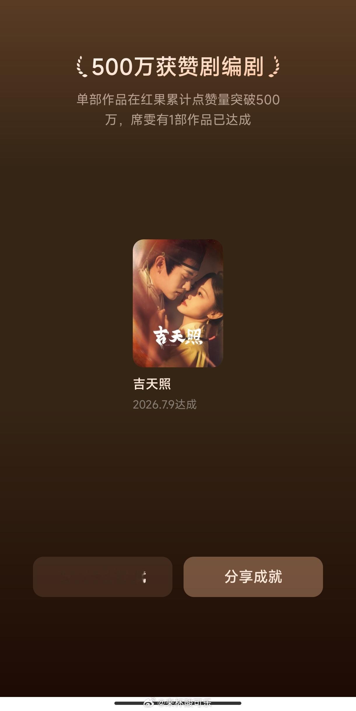 幕后导演编剧的红果成就席雯 （四格导演另一个号）10亿播放导演1部《偏惹枭雄》1
