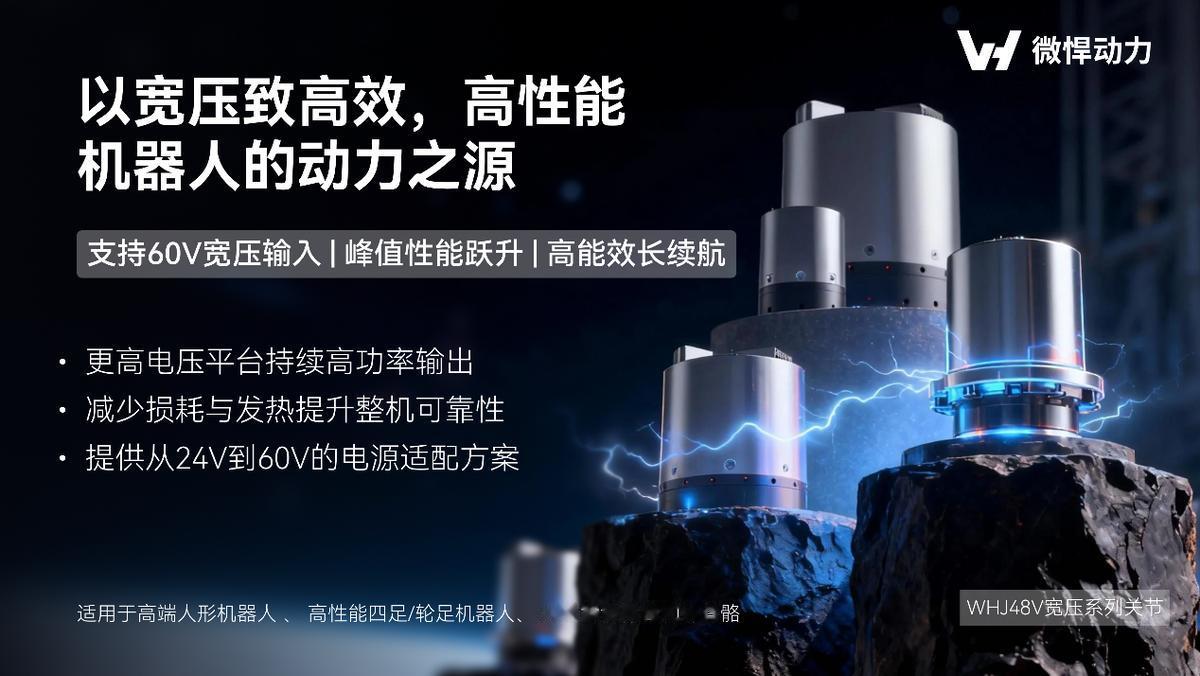 给机器人打造动力底座，微悍动力发布三款高功率密度关节模组