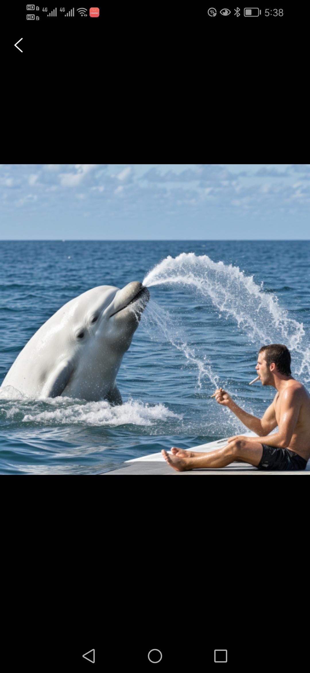 海洋馆内竟有男子公然抽烟？结果被白鲸精准“教训”，这波操作太解气！
近日，某海洋