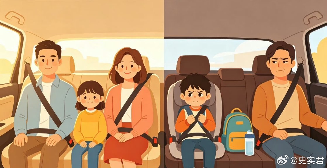  这话真的说到很多人的心坎里。不少汽车广告全是完美合家欢画面，现实用车却是一地鸡