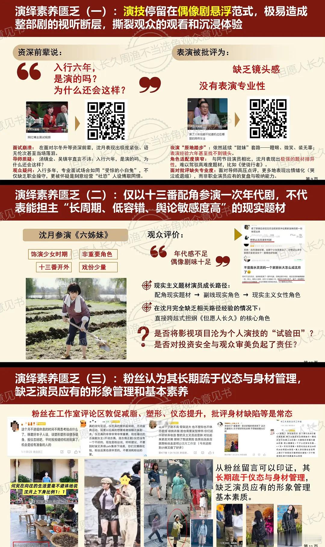 张晚意粉丝认真了，做了永拒沈月的ppt抛开互撕来说，张晚意家的技术好牛这ppt做