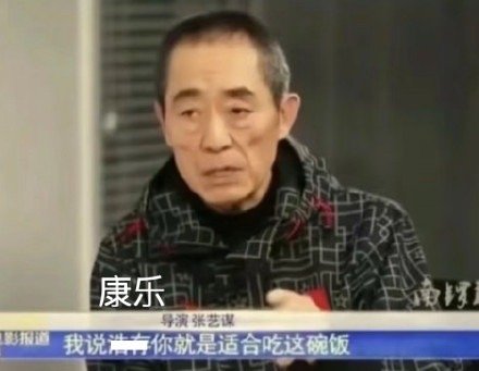 看了剧本只想问，有没有一个导演向谋子对存子一样好说出，我说康乐你就是适合吃这碗饭