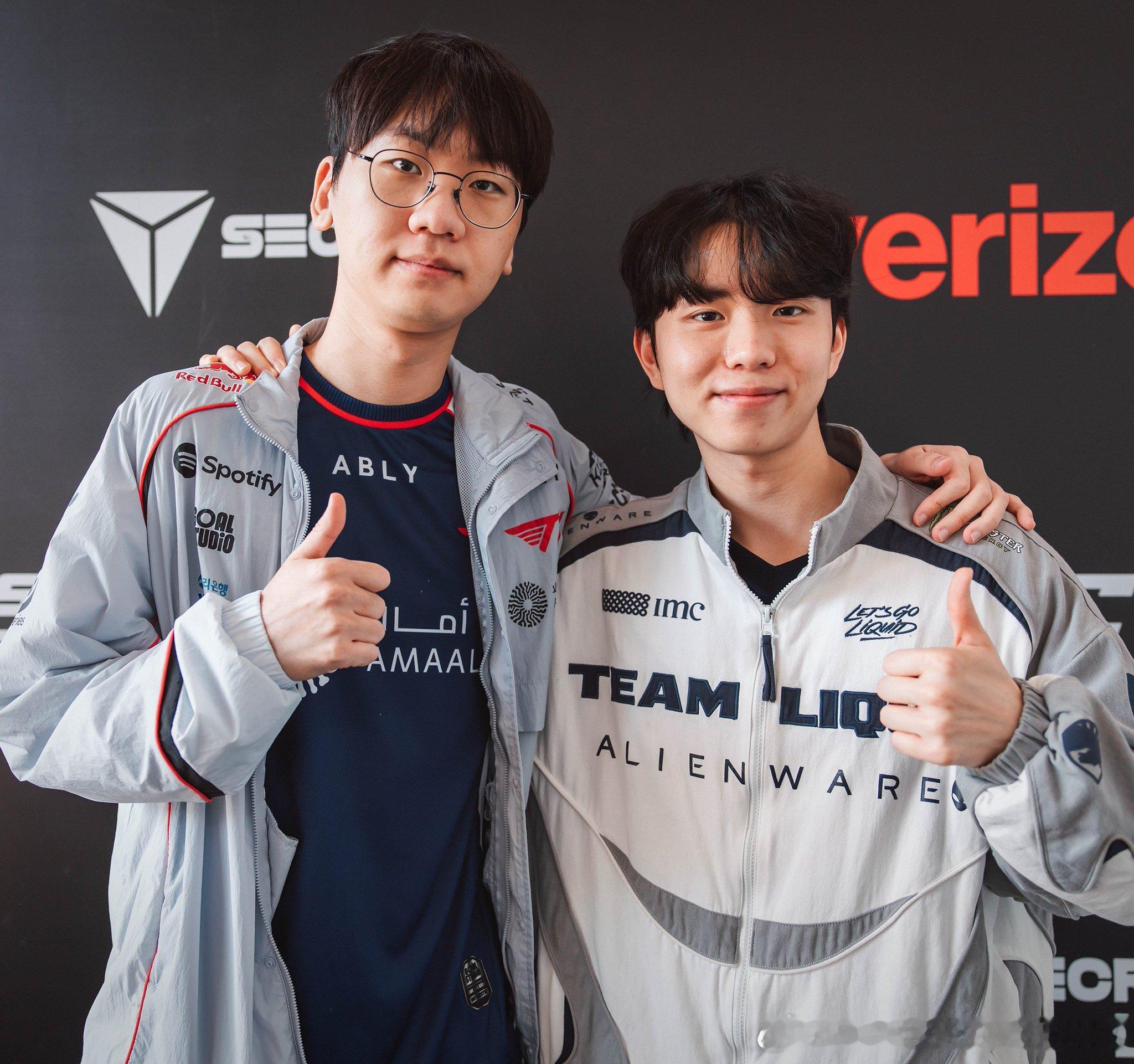 Doran和Morgan的合照2026msi英雄联盟
