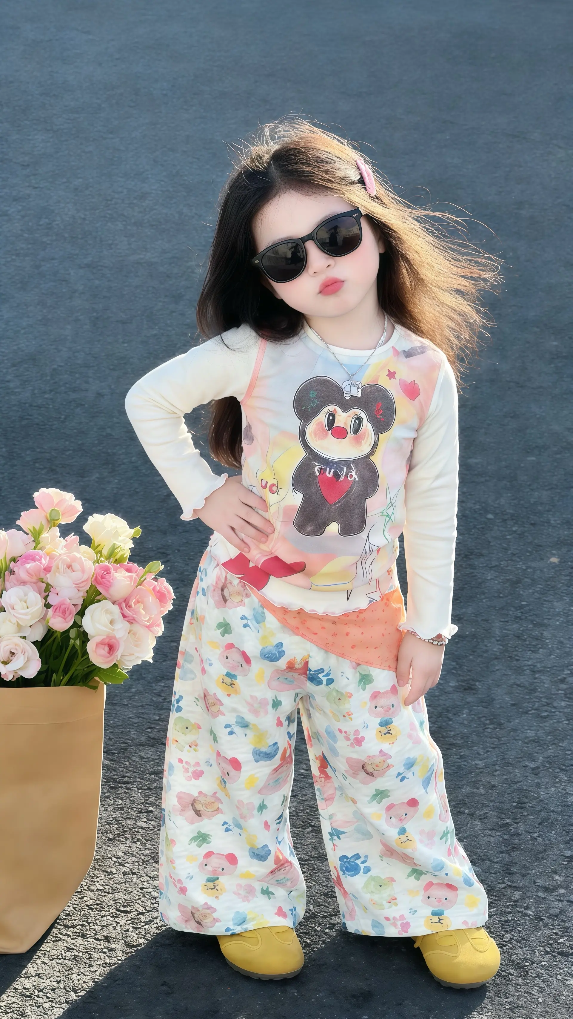 春天穿什么我已经想好  显高显瘦显腿长的衣裤搭配公式 开春穿搭思路女童...