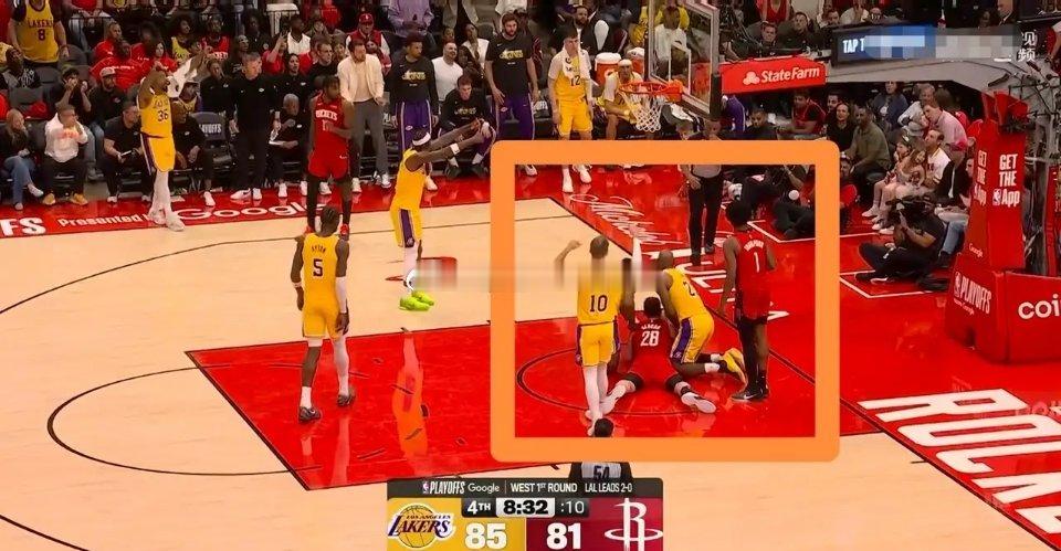 湖人112比108击败火箭 在今天湖人icon客场挑战火箭的季后赛首轮G3中，发