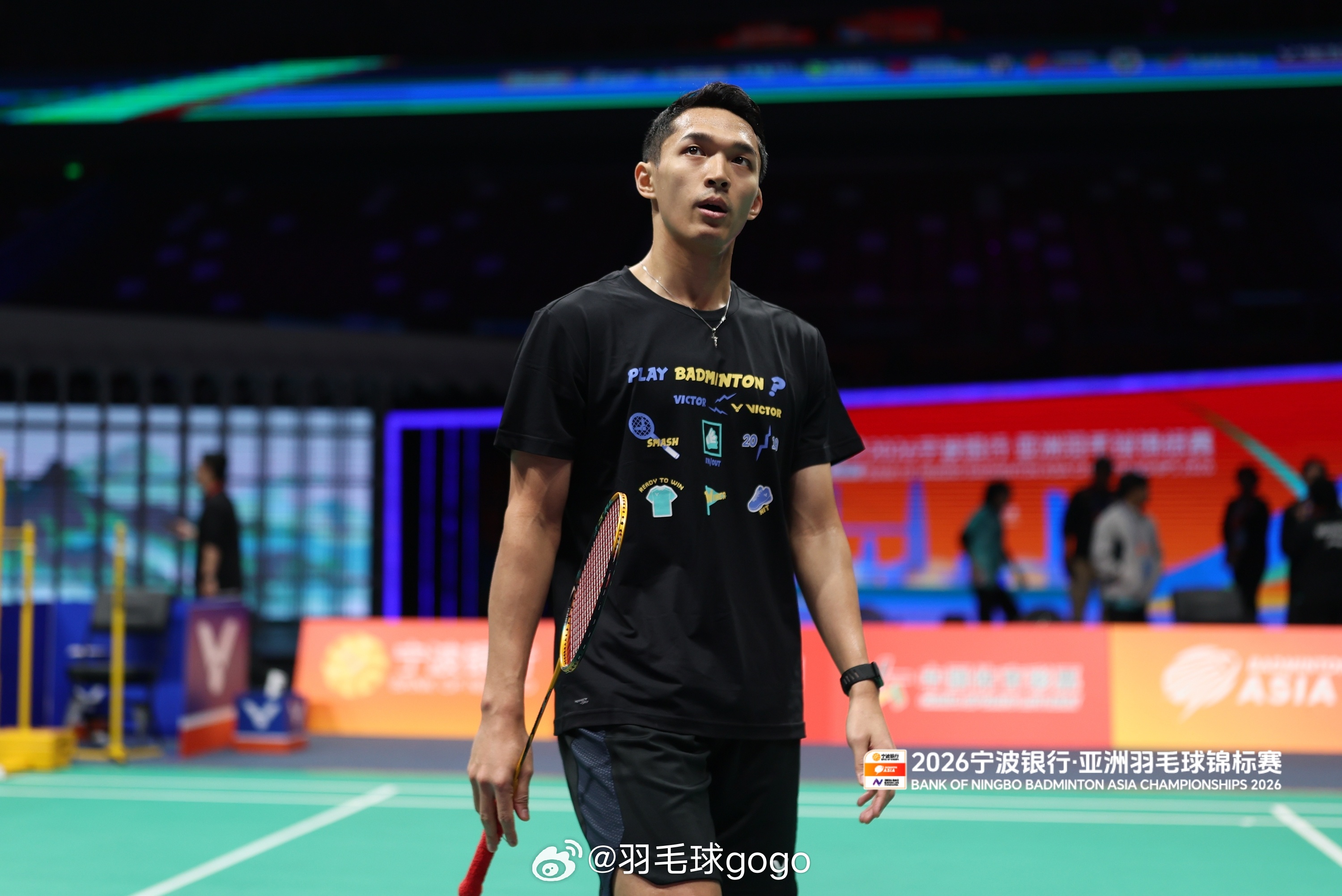 📷乔纳坦训练2026年羽毛球亚锦赛亚羽争雄胜利在握