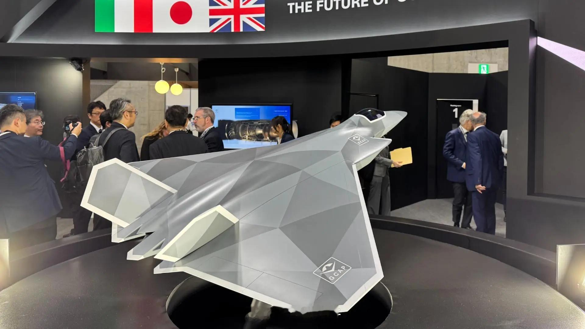 今天开幕的日本防卫安全综合展览会DSEI Japan 2025上，展出的GCAP