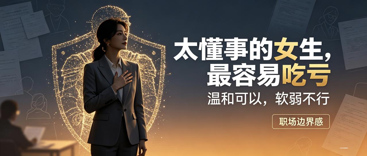 观察身边的许多职场女性之后发现了一个很扎眼的现象：

越是体面温婉又体贴入微的人