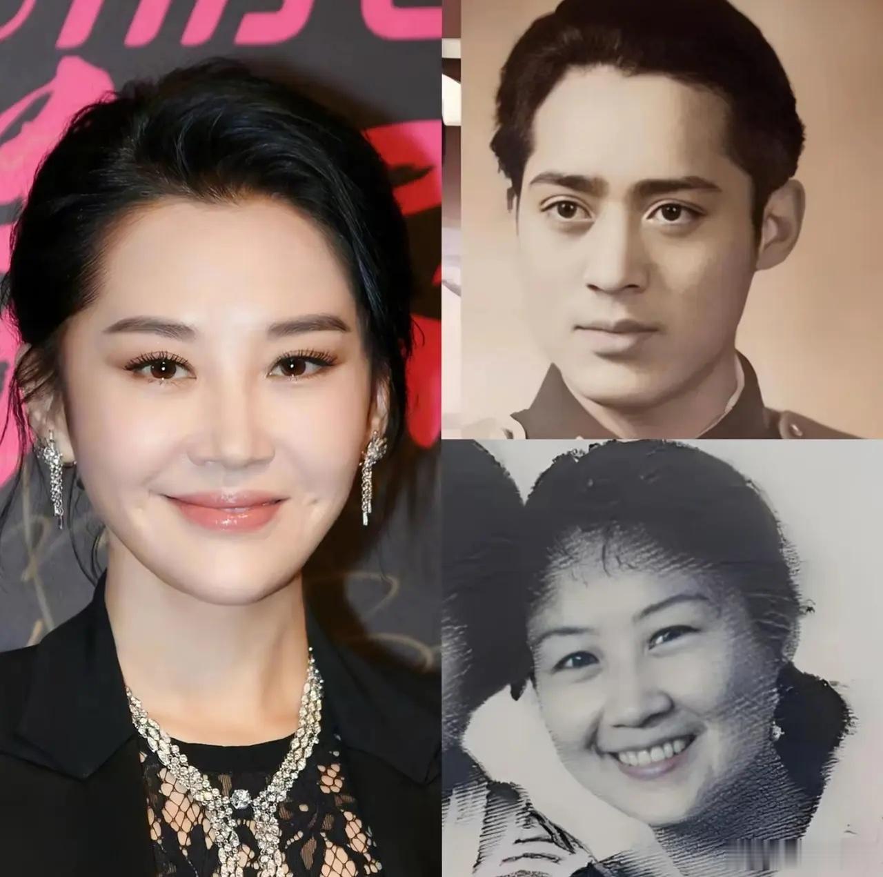 许晴父母颜值太高了吧，她长成这样只能算正常发挥！ ​​​
