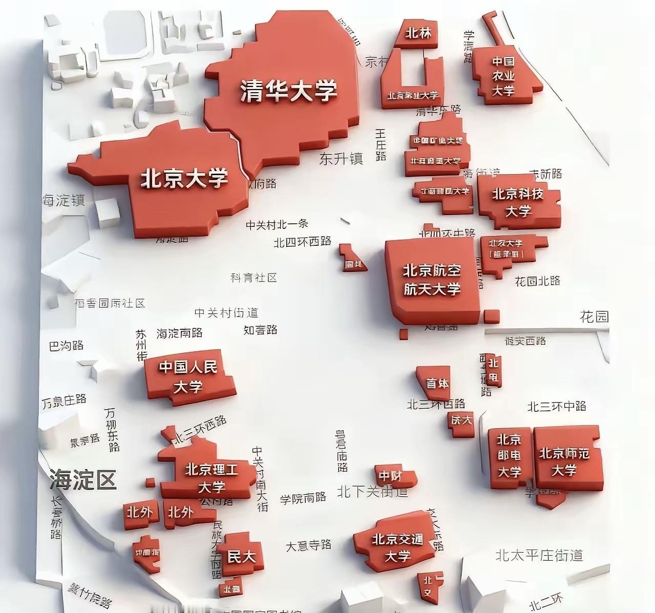 方圆三十公里范围内的8所985大学，实力差距还是蛮大的，校园面积也差很多。
综合