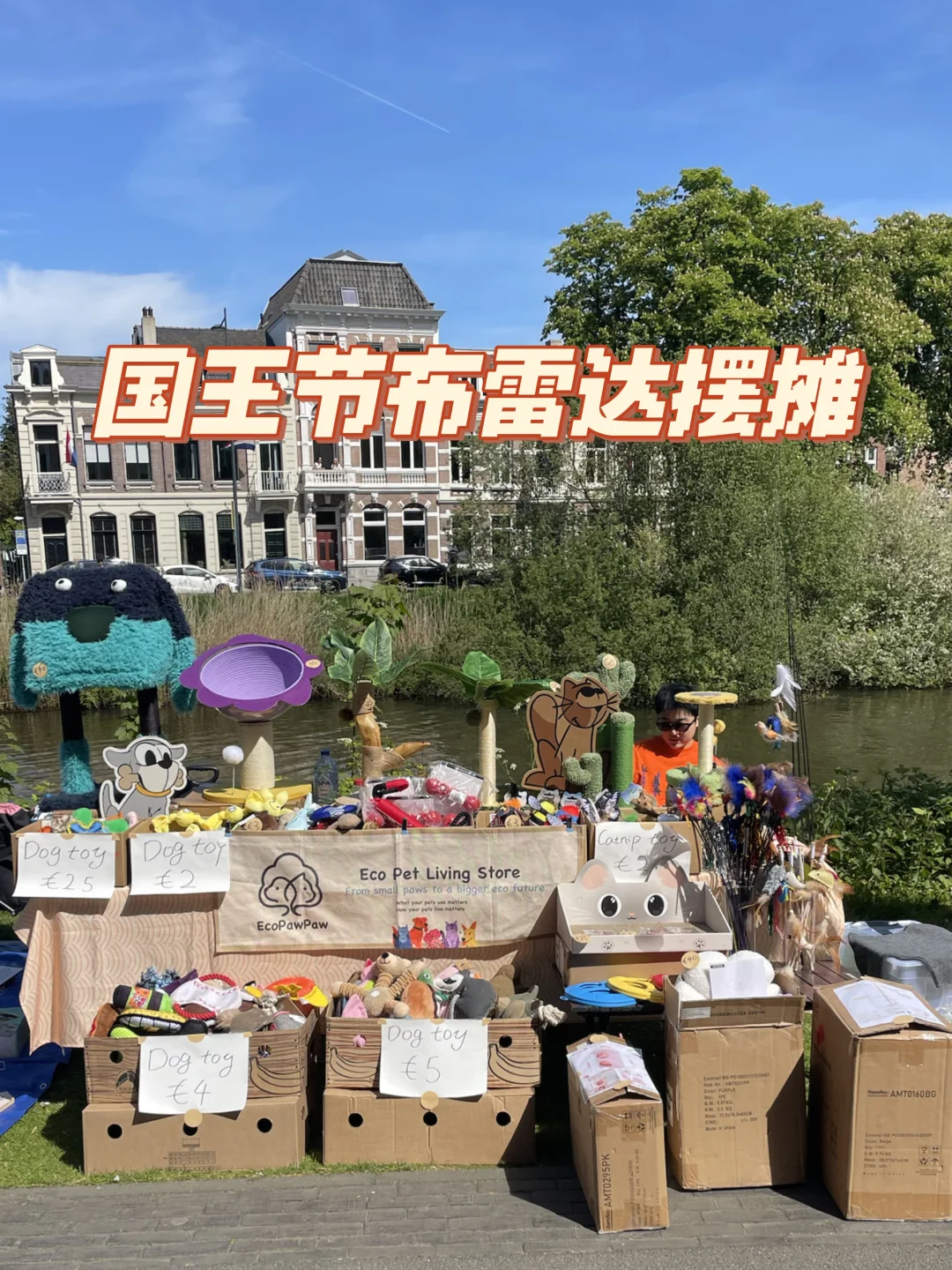 EcoPawPaw创业日常｜荷兰布雷达国王节摆摊