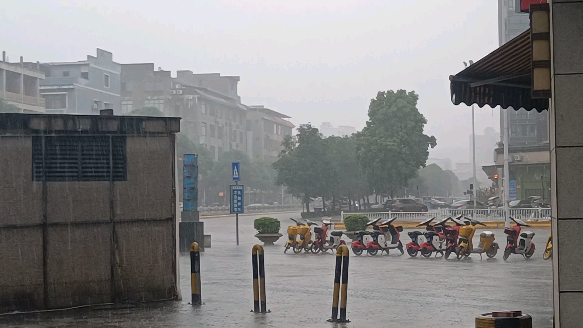 我不知道您怎么了，偏偏在这个时候落雨，淋了我一身 