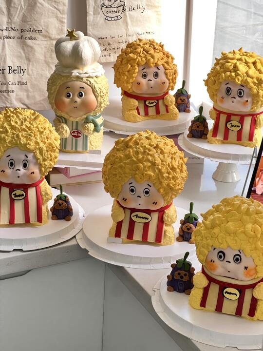 好多星星人蛋糕｜是咱同学们人生中第1个作品