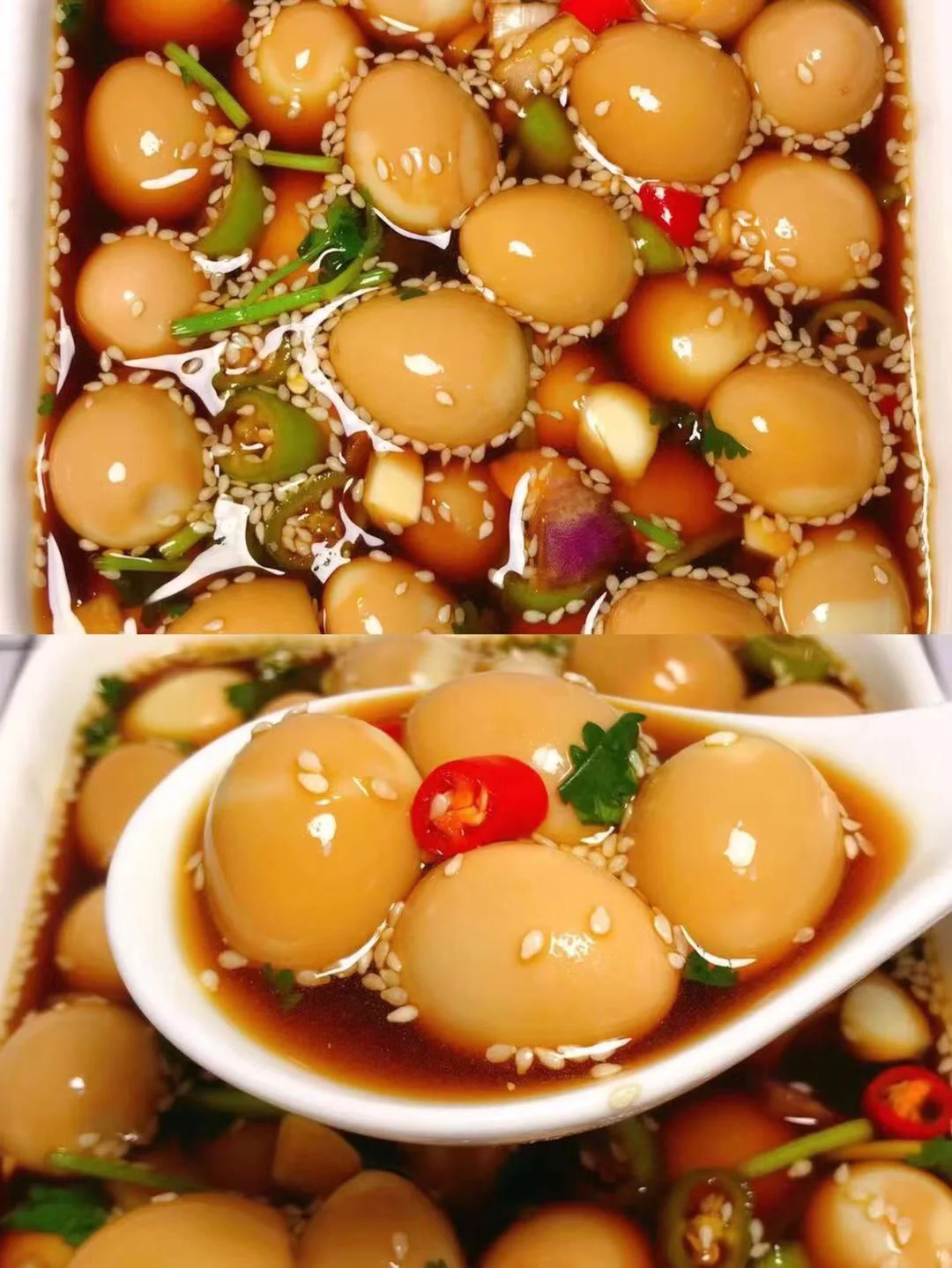 太好吃了‼️低脂又营养的酱鹌鹑蛋❗️