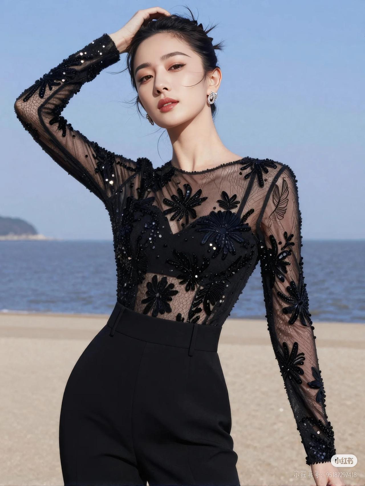 春日生活打卡季美女穿搭写真