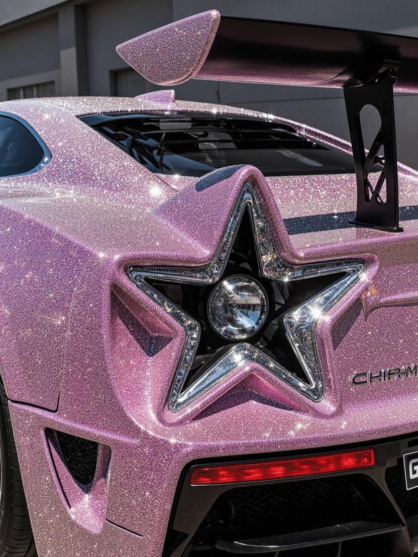 blingbling的星星车灯，晚上开出去回头率直接拉满