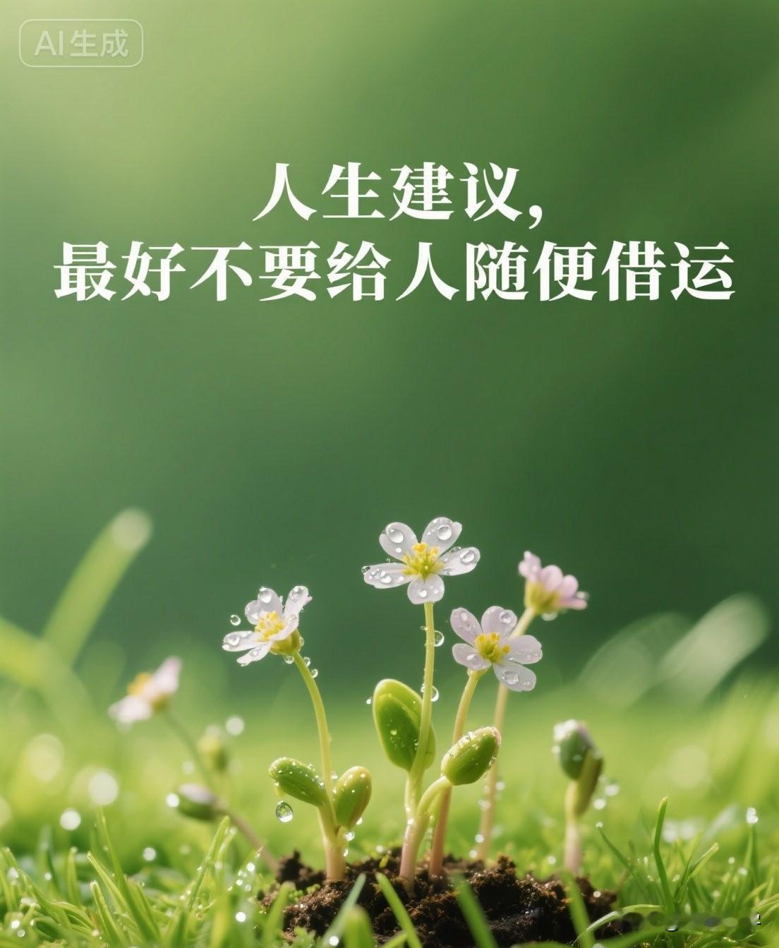 人生建议：最好不要给人随便“借运”

你有没有过这种经历？

和某些人聊完天，你