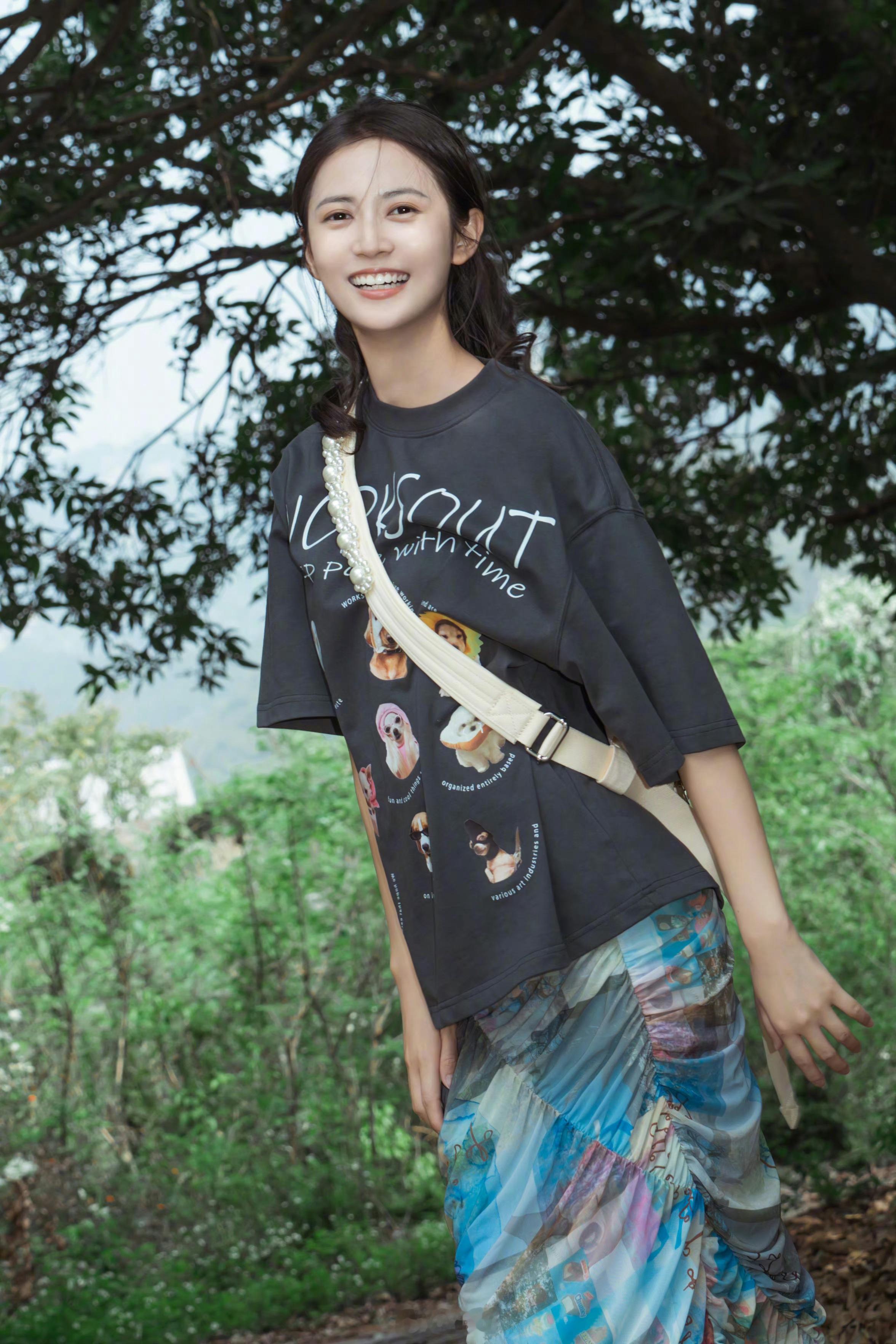 陆钰琪的春日出行穿搭 ​​​