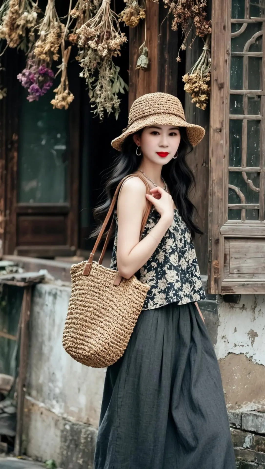 AI田园风写真 随变ai随便玩