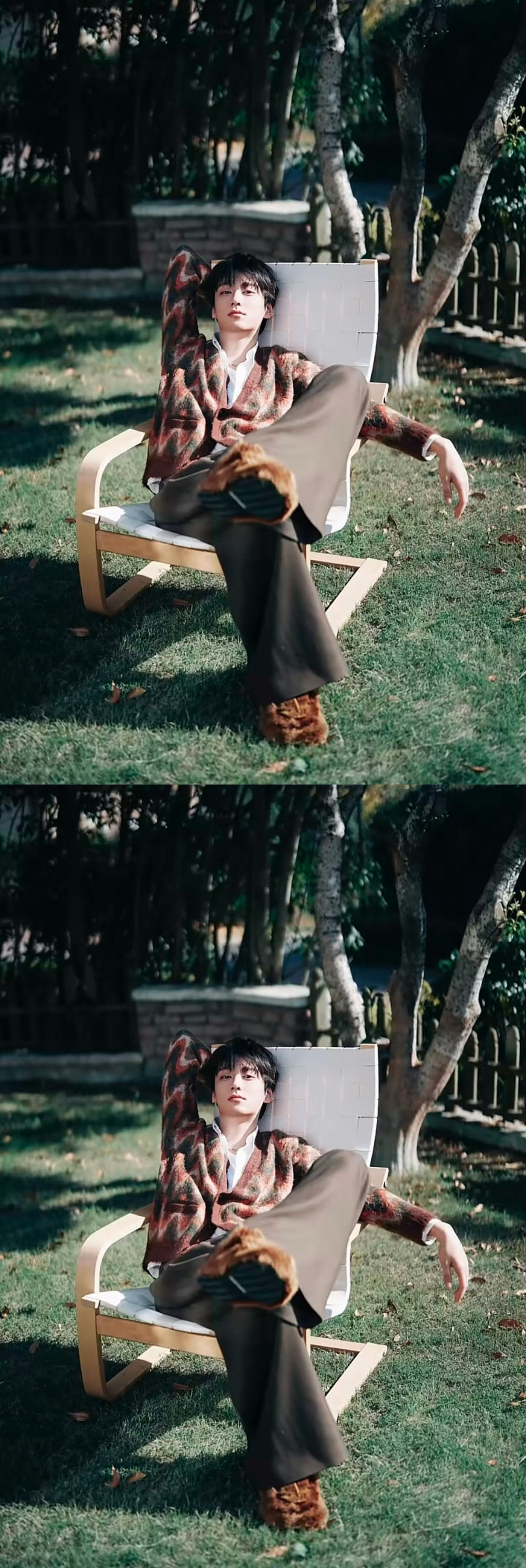 田栩宁情人节营业物料 田栩宁今日份营业 ！好帅好温柔，完全是画报人生，站在那里就