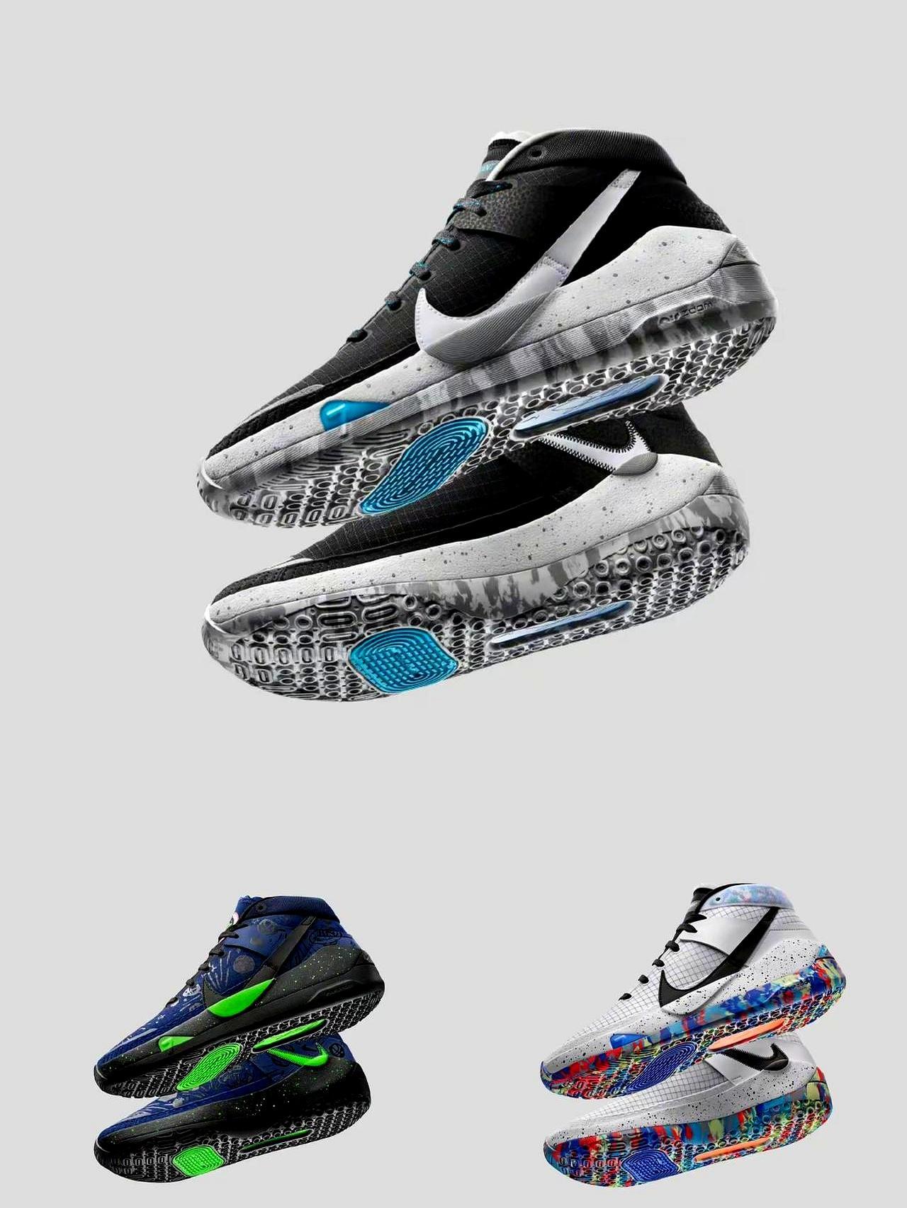 KD 13就是一双“老黄牛”鞋，双层Zoom踩起来像装了弹簧，打满全场脚不麻。鞋