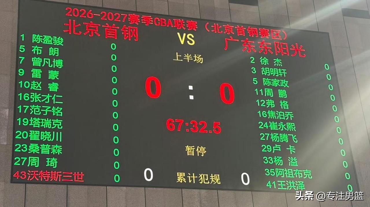 北京男篮vs广东男篮大名单公布：
1，广东三外援弗格、阿祖、卢卡都能出战。
2，