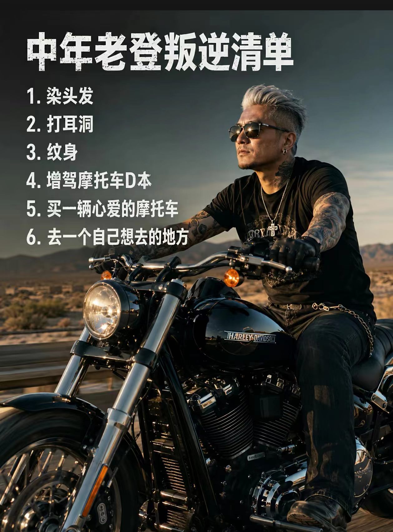 中年老登们 你们要叛逆一下吗？ 