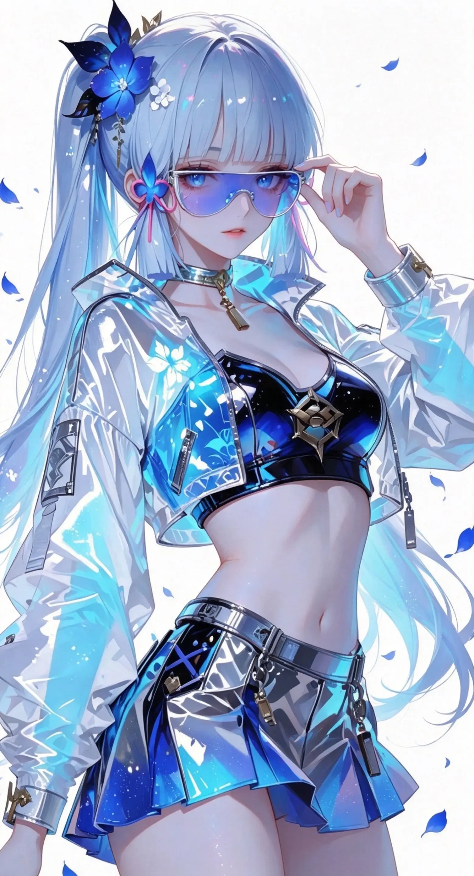 AI机能风少女写真组 ai创作