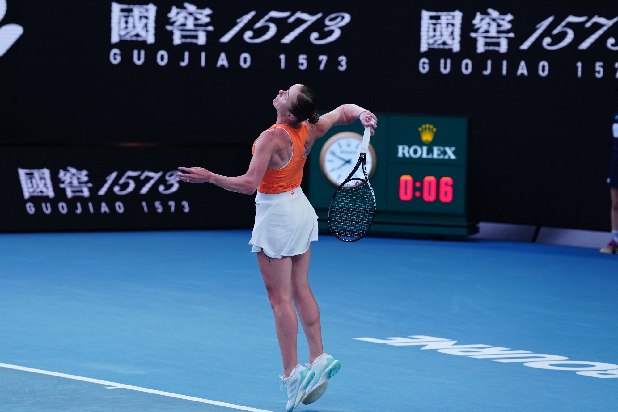 澳网2026 女单半决赛第一场，世界第一萨巴伦卡6-2/6-3击败12号种子斯维