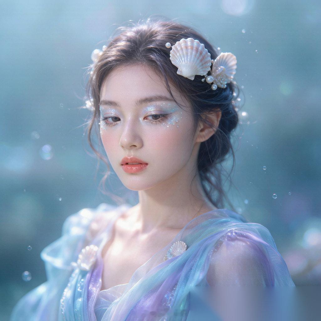 刷到虞书欣念相思蚌精妆造的第一反应不是美，而是好奇——为什么一个蚌精妆能让人自动