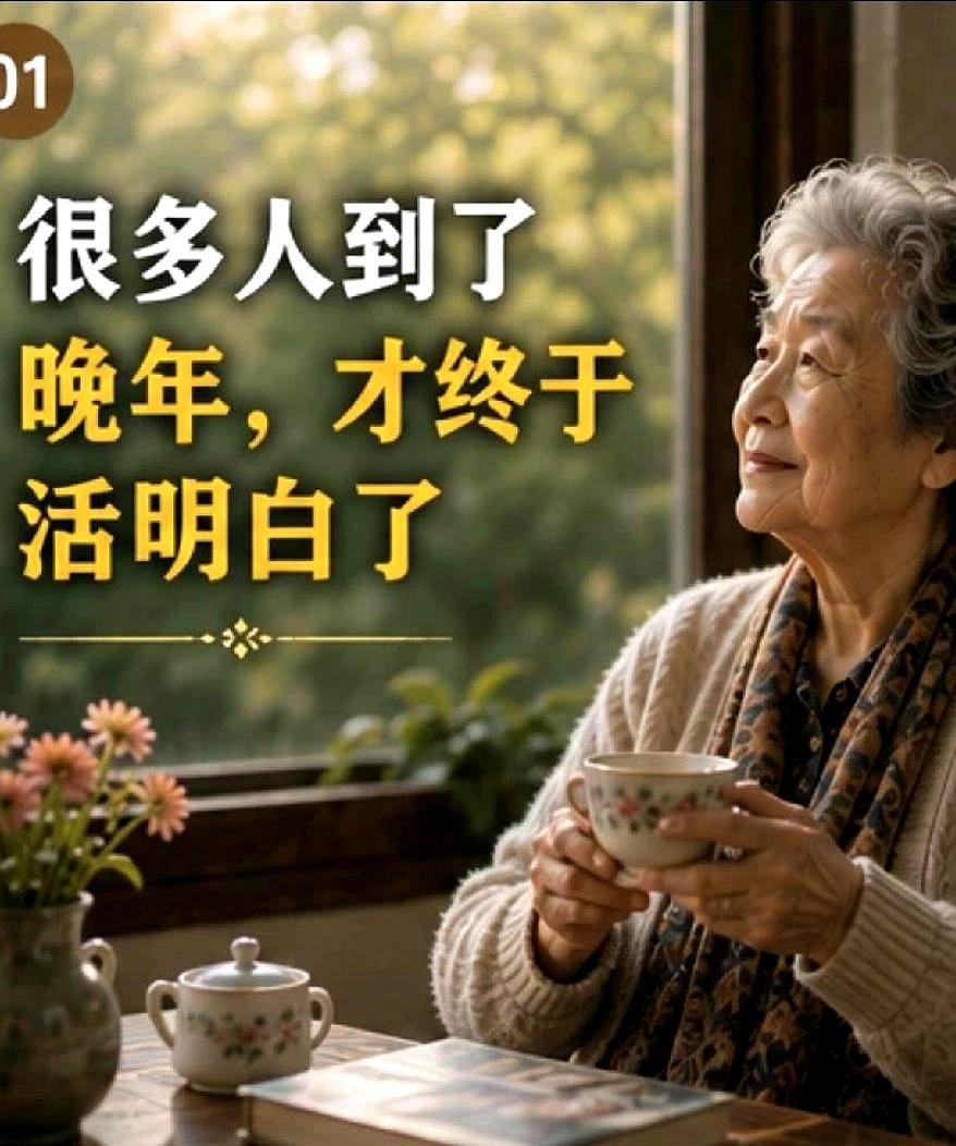 晚年过得舒服，真不是靠忍出来的，是靠会“收”和会“放”。
人到这个岁数，没必要啥