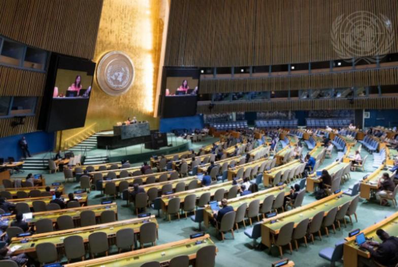 特朗普不想让美国在地图上缩水，联合国投票结果164比1，美国反对无效，全世界一点