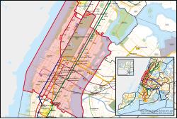 没有哪个地方比纽约州第12国会选区（附图，包含曼哈顿中城、上东和上西部分区域）更