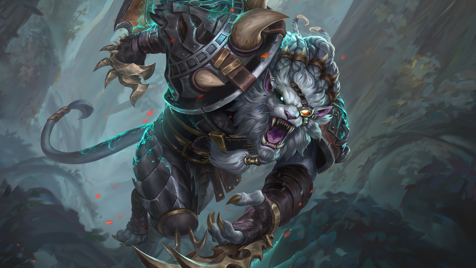 符文战场 傲之追猎者 雷恩加尔插画英雄联盟