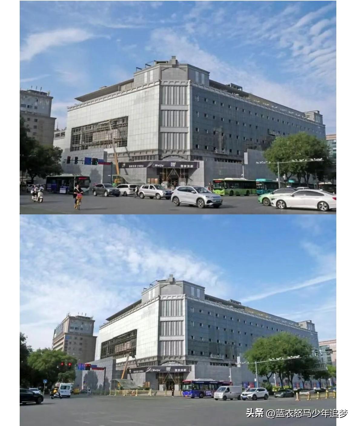 近日，位于西安东大街的群光广场正在进行改造，这里曾是华侨商店旧址，新的商场名为华
