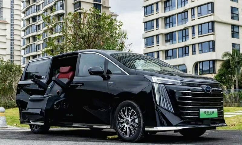 【传祺E9电动福祉版正式上市 售40.98万元】新车的整体设计与普通版本保持一致