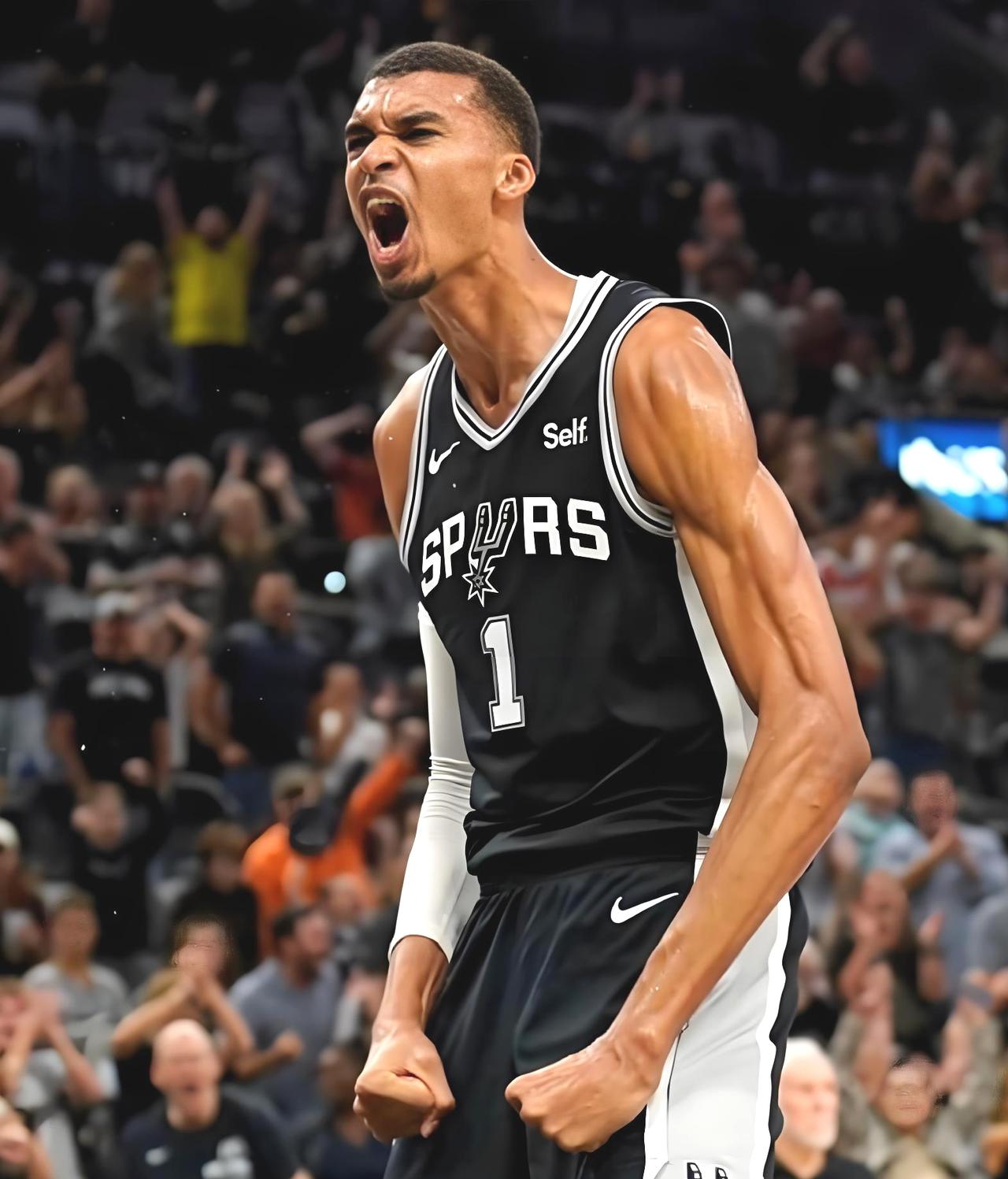 文班亚马还差一场就可以评选本赛季各大奖项，因此今天同独行者的比赛没人可以阻止他出