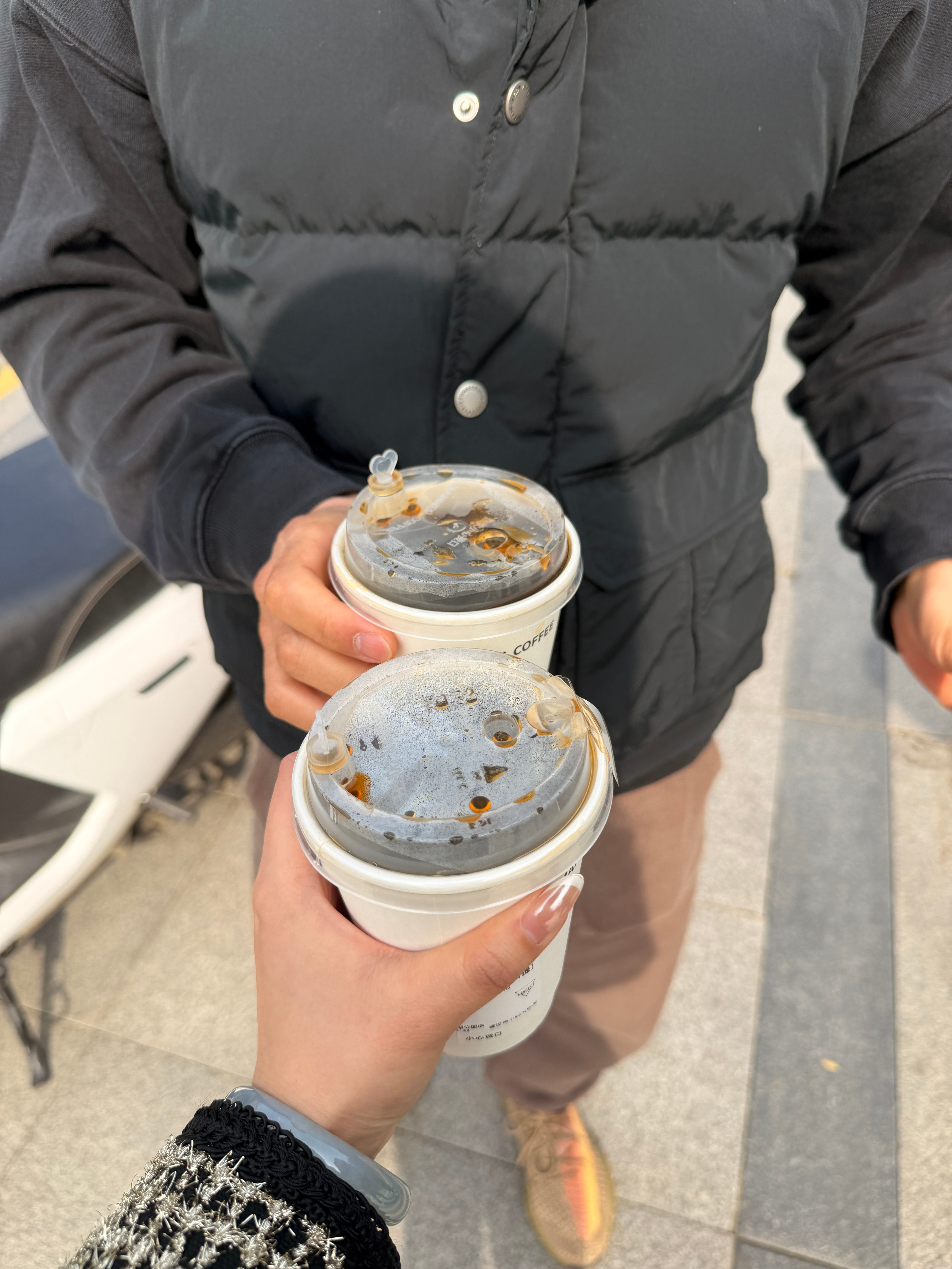 哇哦！！粉丝bb还特意过来请我们团队喝咖啡☕今日份小确幸 合肥