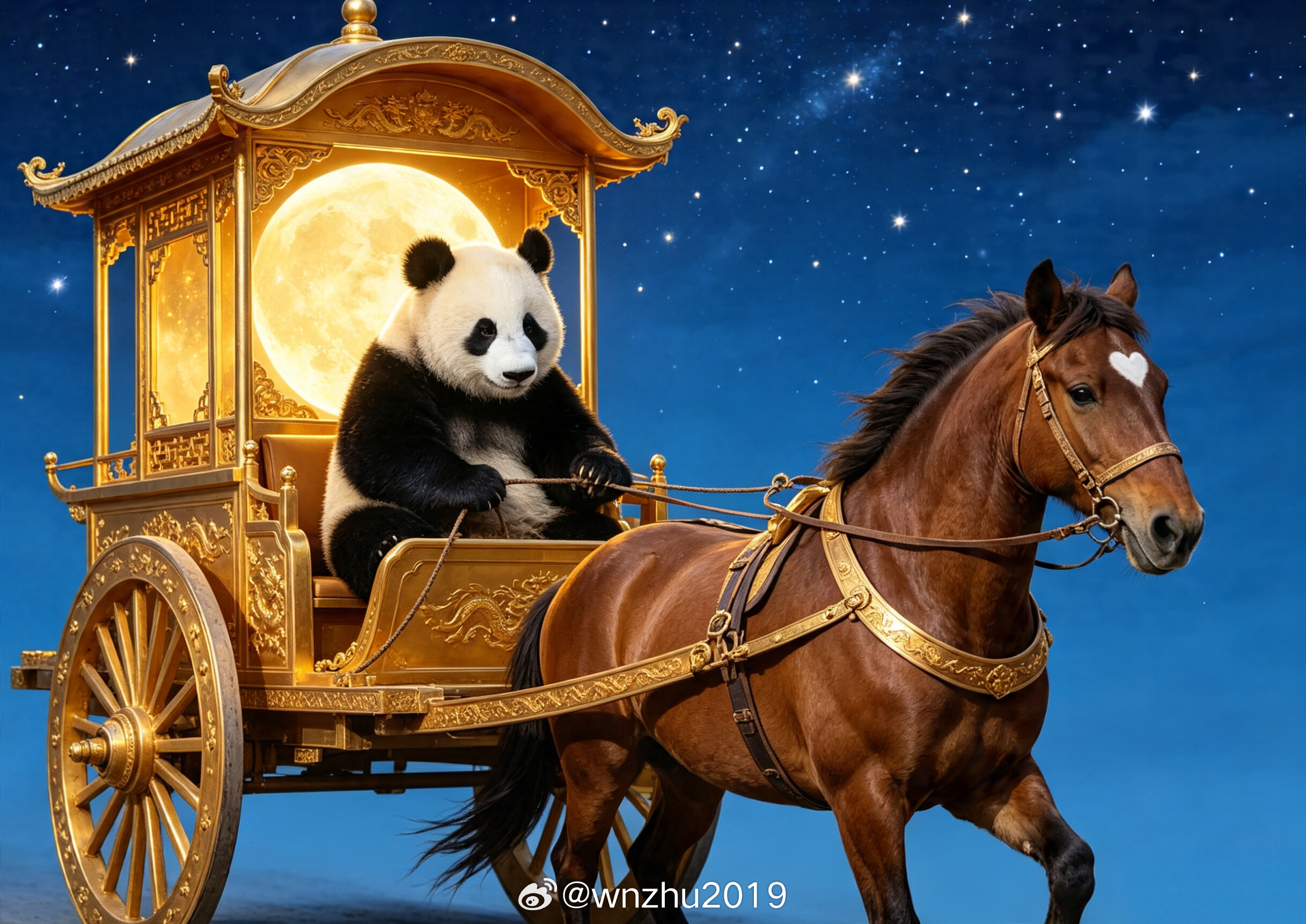 望舒在中国古代神话里，是为月亮驾车的女神，也被称为“月御”。 