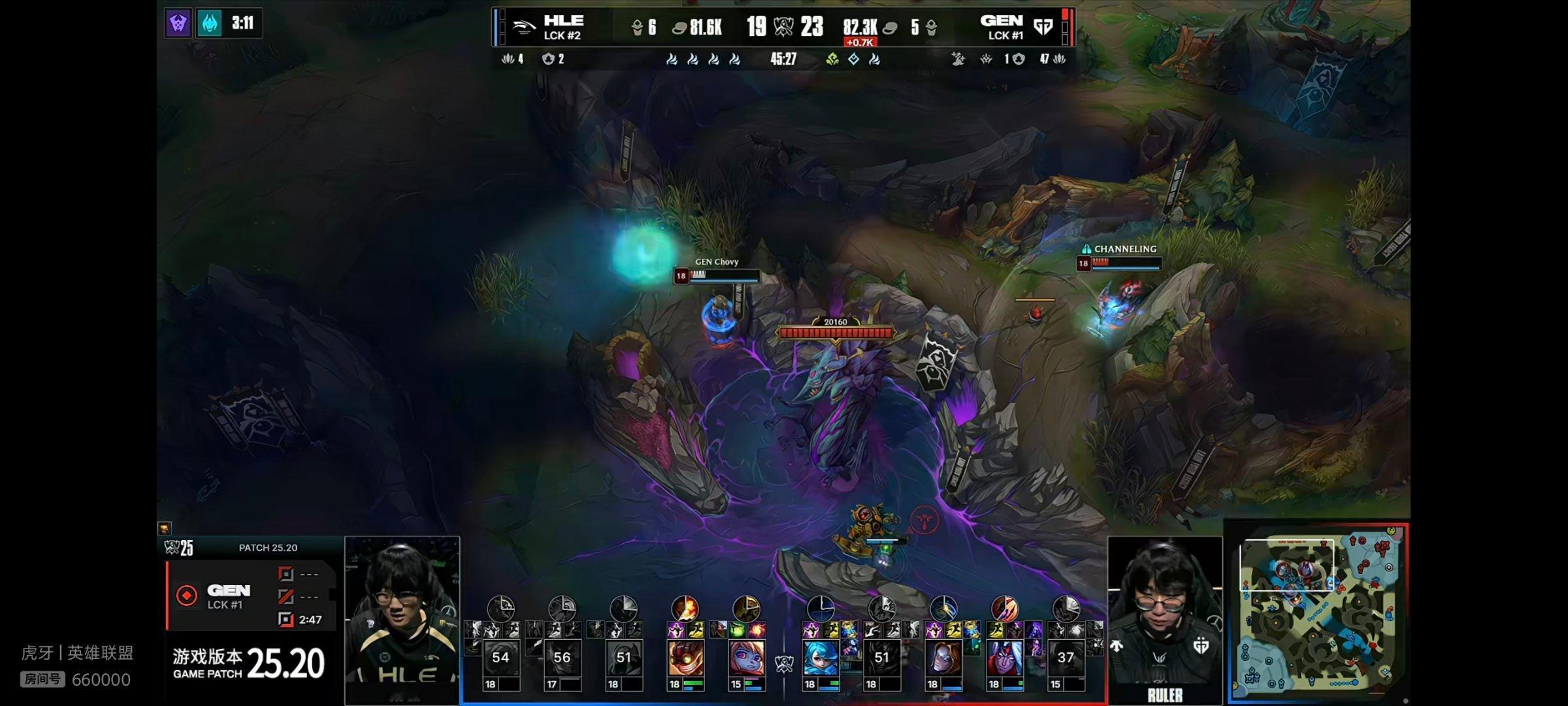 GEN对战HLE 这是总决赛嘛，打的也太刺激了！[嘻嘻] ​​​
