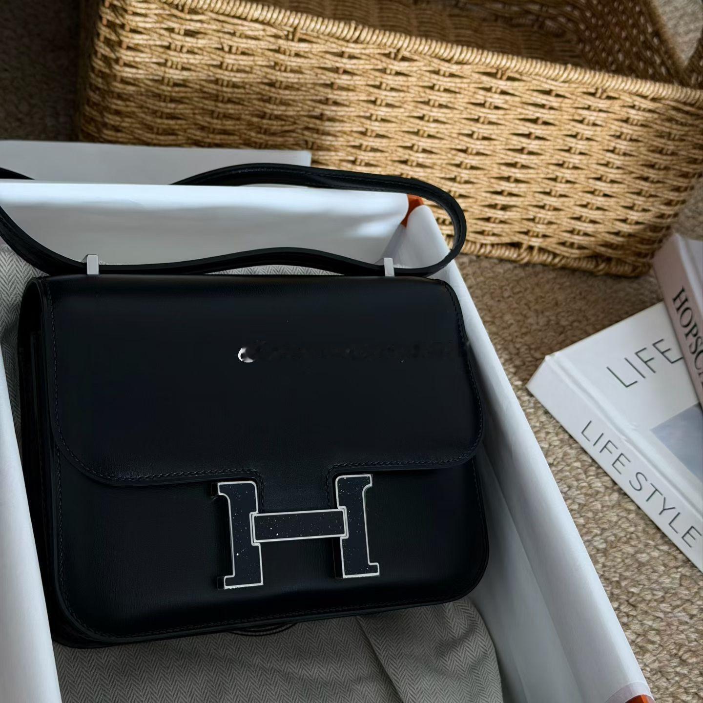 康康 19cm  box 黑色 星空🌃扣爱马仕hermes